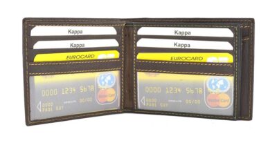 Ανδρικό Δερμάτινο Πορτοφόλι Kappa
