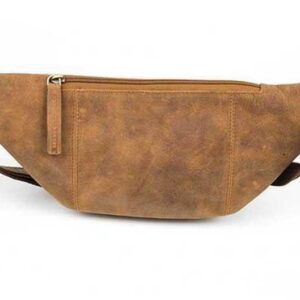 Τσαντάκι μέσης ταμπά δέρμα λαδιού Fetiche Leather SAK-100142
