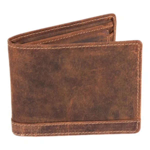 Fetiche Leather 10-918 Δερμάτινο Ανδρικό Πορτοφόλι Καφέ
