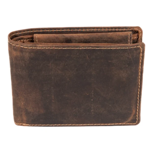 Fetiche Leather 10-926 Δερμάτινο Ανδρικό Πορτοφόλι Καφέ