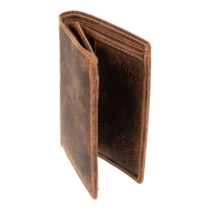 Fetiche Leather 10-933 Δερμάτινο Ανδρικό Πορτοφόλι Καφέ