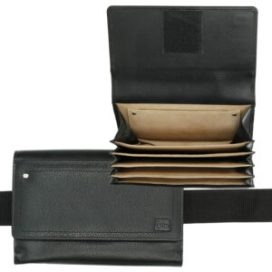 Πορτοφόλι μέσης Σερβιτόρου δερμάτινο με θήκες για χαρτονομίσματα.