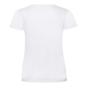 Γυναικείο T-shirt v-neck Λευκό Fruit of the Loom